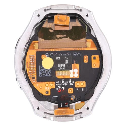 LCD-Bildschirm-Digitalisierer mit Rahmen Samsung Galaxy Gear S2 SM-R720 (Weiß)
