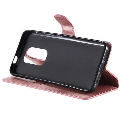 Para Motorola Moto G9 Play Classic Calf Texture PU + TPU Funda de cuero con tapa horizontal, con soporte, ranuras para tarjetas y billetera