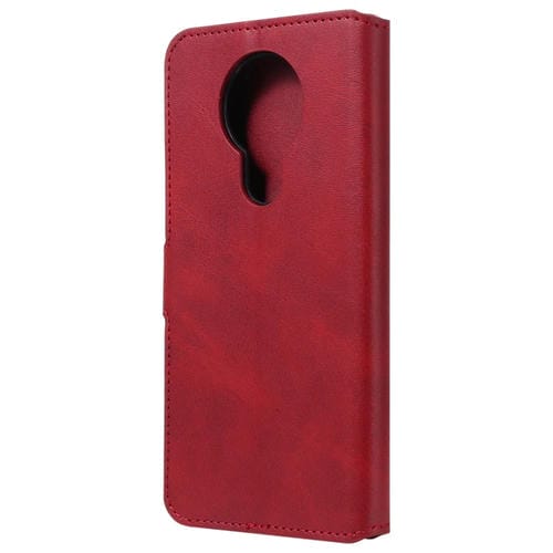 Para Nokia 3.4 / 7.3 Classic Calf Texture PU + TPU Funda de cuero con tapa horizontal, con soporte, ranuras para tarjetas y billetera (rojo)