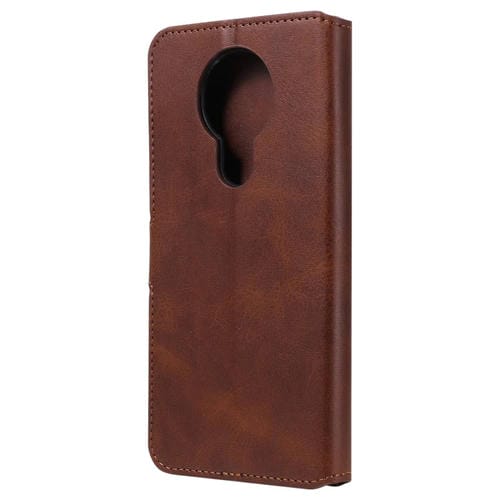 Para Nokia 3.4 / 7.3 Classic Calf Texture PU + TPU Funda de cuero con tapa horizontal, con soporte, ranuras para tarjetas y billetera (marrón)