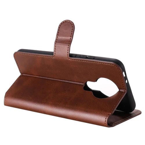 Para Nokia 3.4 / 7.3 Classic Calf Texture PU + TPU Funda de cuero con tapa horizontal, con soporte, ranuras para tarjetas y billetera (marrón)