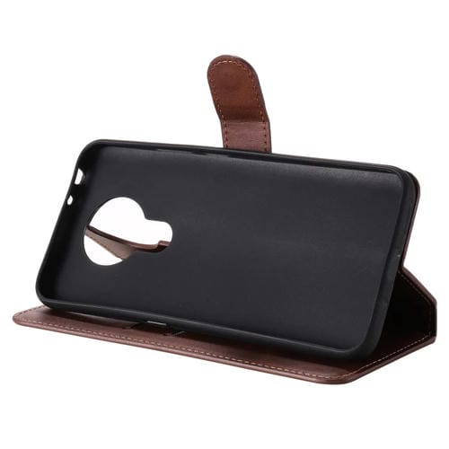 Para Nokia 3.4 / 7.3 Classic Calf Texture PU + TPU Funda de cuero con tapa horizontal, con soporte, ranuras para tarjetas y billetera (marrón)