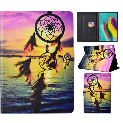 Funda para Tablet Samsung Galaxy Tab A7 Lite 8.7 (2021) T220 Cuero Flip con Soporte y Ranura para Tarjeta (Dreamcatcher)