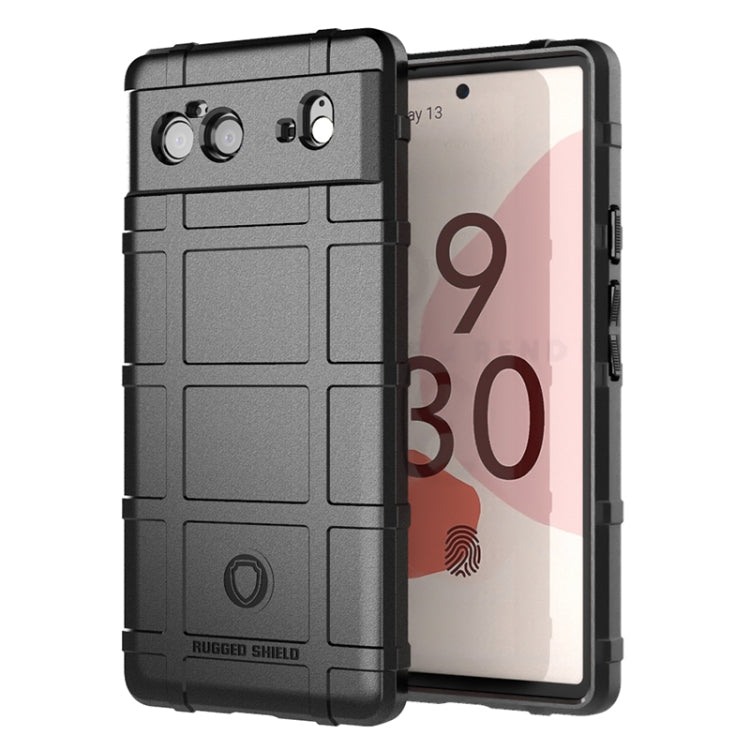 Para Google Pixel 6 Cobertura completa TPU a prueba de choques (Negro)