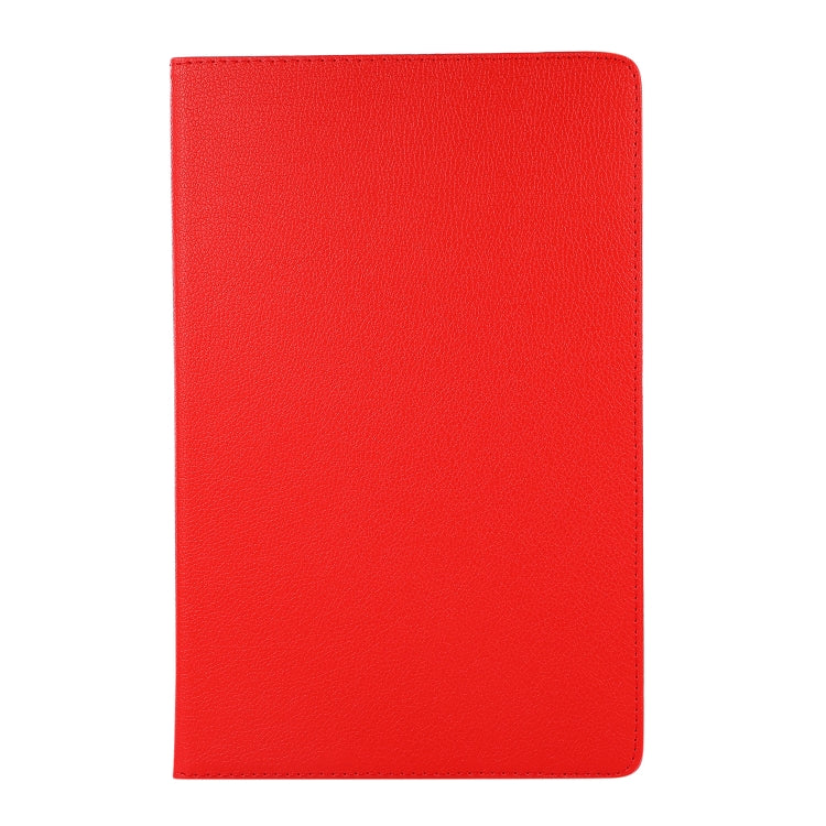 Para Xiaomi Pad 5 Pro / Pad 5 360 grados Rotación Litchi Texture Funda de cuero con titular (rojo)