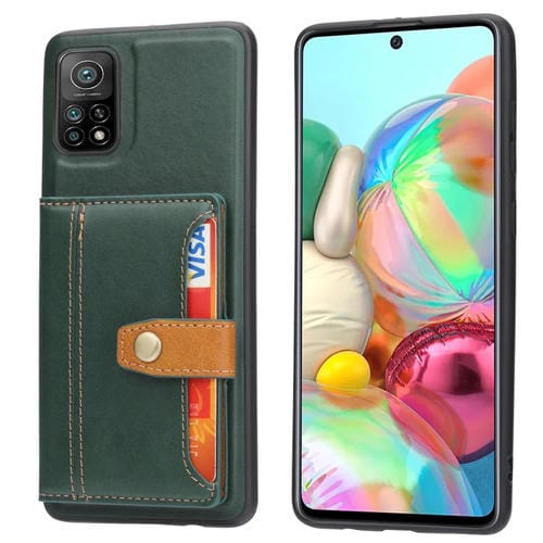 Para Xiaomi Redmi Note 11 Pro Color Color Matching TPU + PU Funda telefónica (verde)
