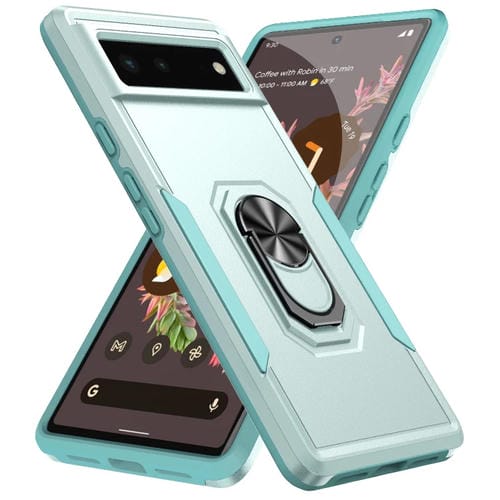 Funda Telefónica Pioneer Armor para Google Pixel 6 Heavy Duty PC + TPU (Verde)