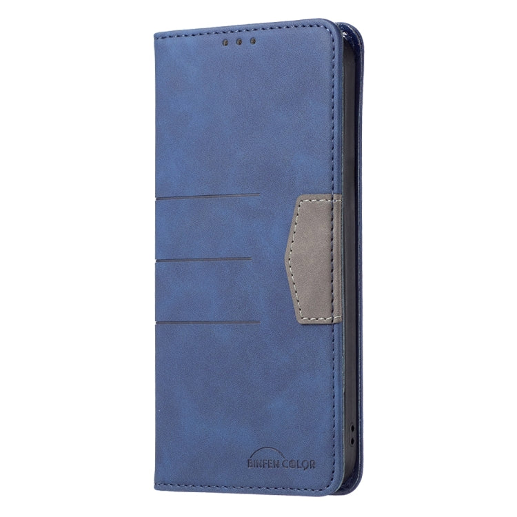Para infinix cero x / x pro magnético de empalme de cuero caja de teléfono (azul)