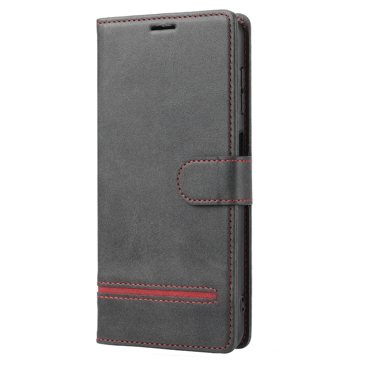 Para Samsung Galaxy S21 Ultra 5G Classic Wallet Flip Leather Case (negro)
