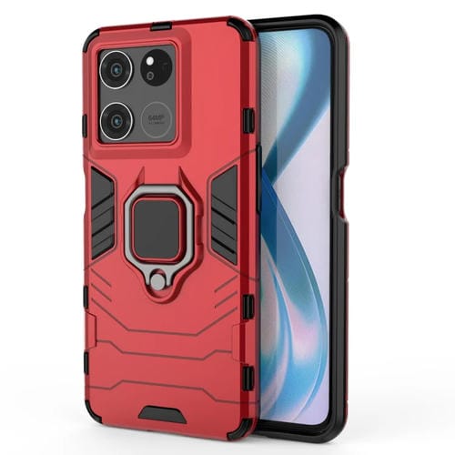 Funda para OnePlus Ace Racing con Anillo Magnético PC + TPU (Rojo)