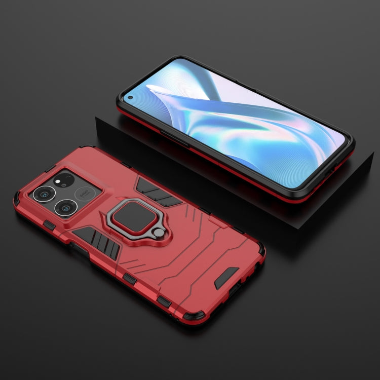 Funda para OnePlus Ace Racing con Anillo Magnético PC + TPU (Rojo)