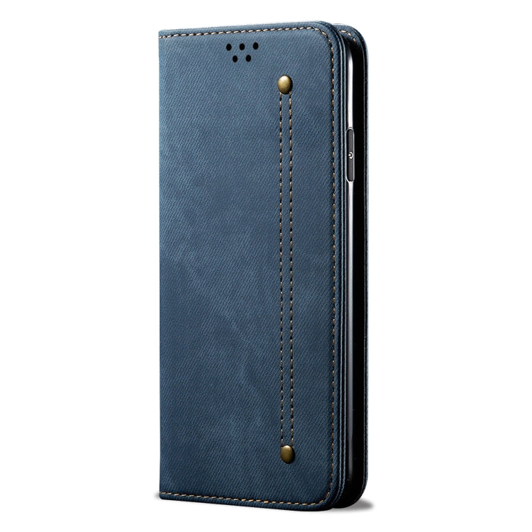Funda de Cuero con Tapa Horizontal para Huawei Nova Y90 4G Enjoy 50 Pro (Azul)