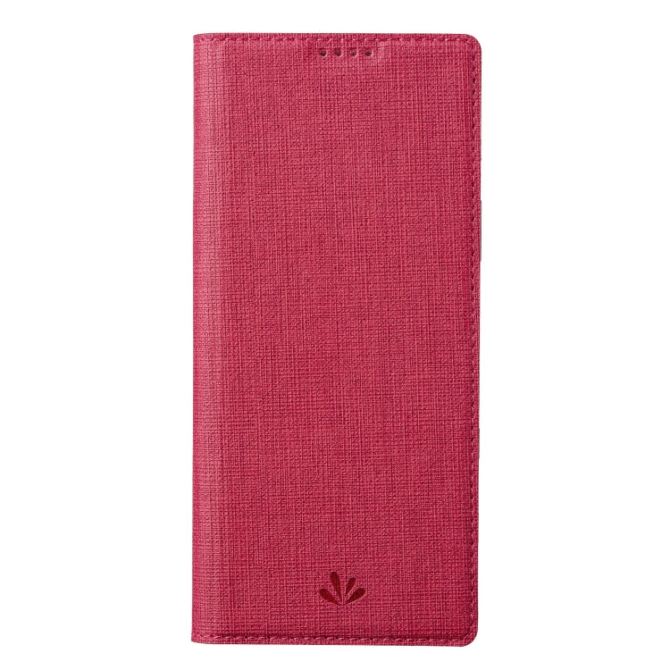 Funda para Sony Xperia 5 IV Vili Dmx Series TPU y PU Cuero a Prueba de Golpes (Rosa Roja)