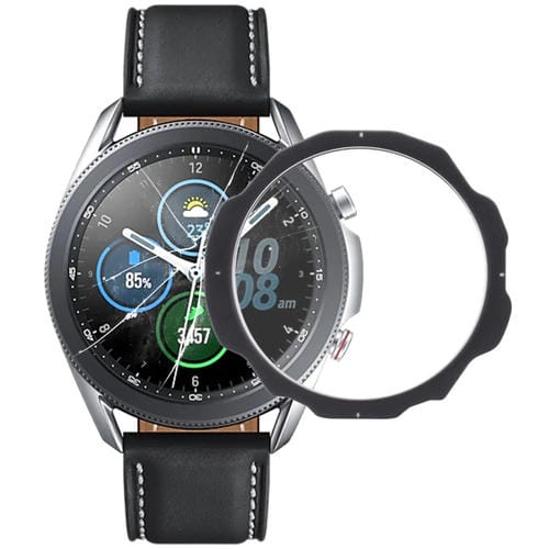 Lente de Cristal Exterior Samsung Galaxy Watch 3 41mm SM-R850 / R855 Pantalla Frontal (Negro)