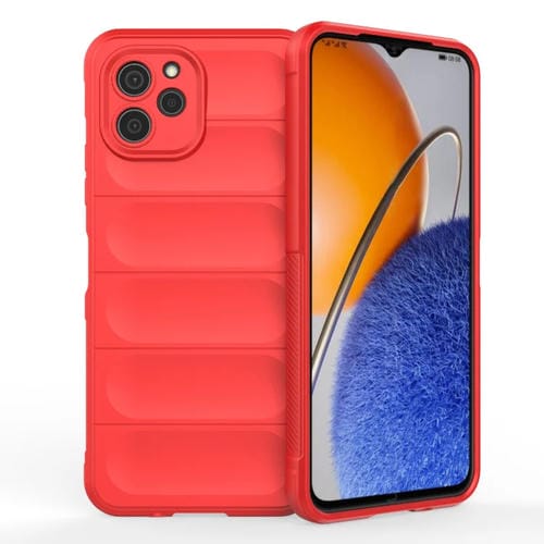 Funda Huawei Nova Y61 Magic Shield TPU + Franela (Rojo)
