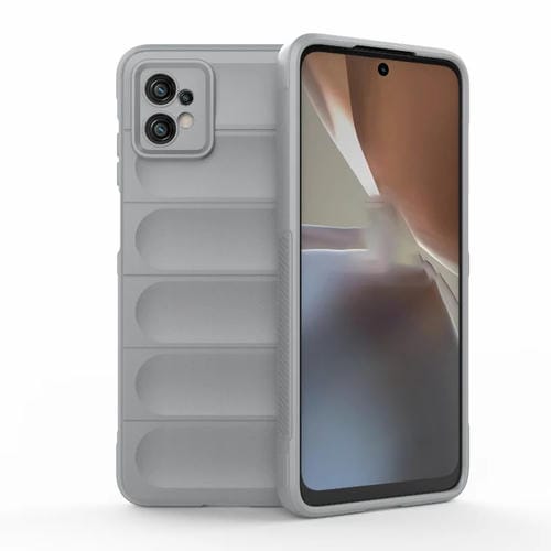 Funda para Motorola Moto G32 Magic Shield TPU + Franela (Gris)
