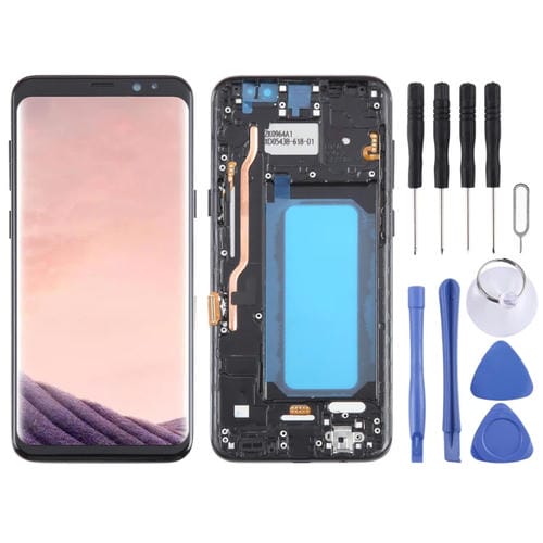 Écran TFT LCD Samsung Galaxy S8+ SM-G955 avec cadre (Noir)