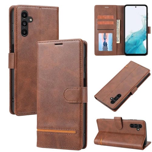Funda Flip Wallet para Samsung Galaxy A54 5G Cuero Classic (MarrĂłn)