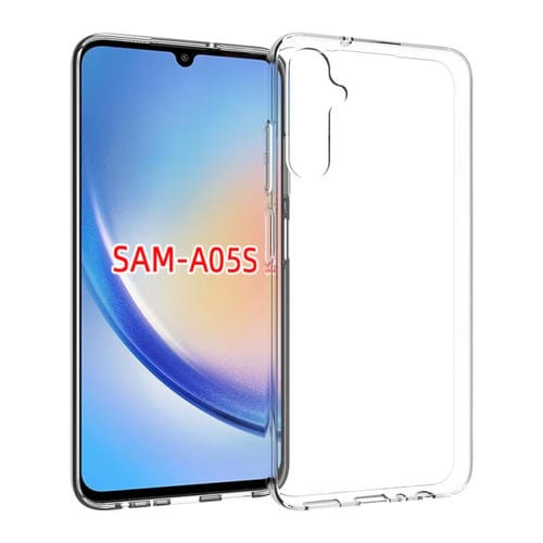 Funda de teléfono Samsung Galaxy A05S TPU con textura impermeable (Transparente)