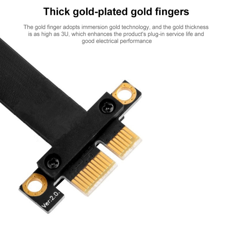 Cable de Extensión PCI-E 3.0 1X a 16X para Tarjeta Gráfica 180 Grados 40 cm