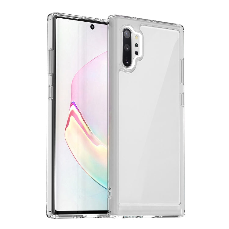Para Samsung Galaxy Note10+ 5G Colorful Series Acrylic + TPU Phone Case (Transparente)