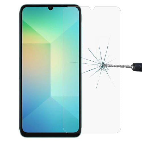 PelĂcula de vidrio templado Samsung Galaxy A06 5G 9H 2.5D 0,26mm