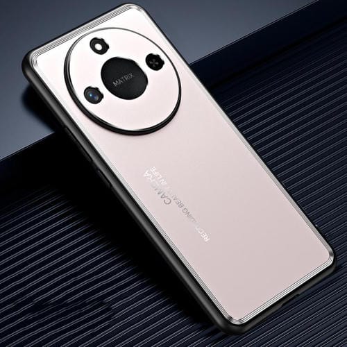 Funda de Metal Esmerilado para Teléfono Honor X60 (Dorada)