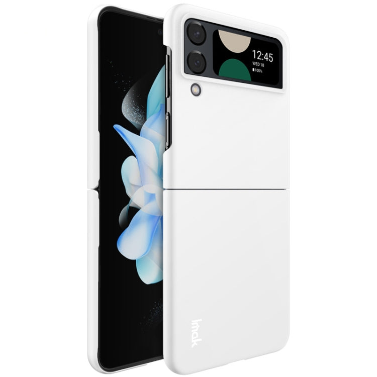 Para Samsung Galaxy Z Flip4 5G IMAK JS-2 Series Estuche colorido para PC (Blanco)