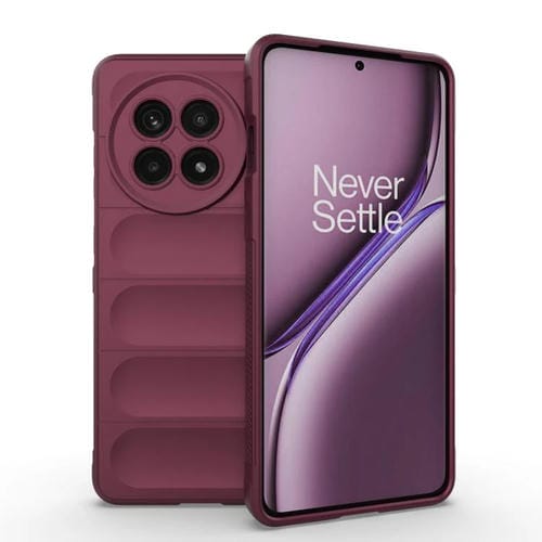Funda TPU + Franela con Protección Mágica para OnePlus Ace 5/Ace 5 Pro (Rojo Vino)