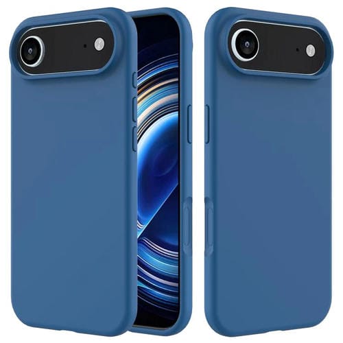 Funda de silicona de color sólido para iPhone 17 Air (azul cobalto)