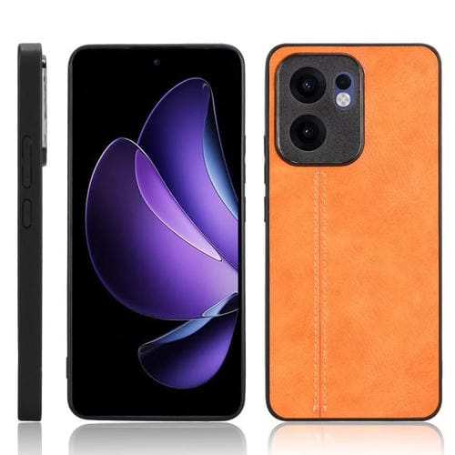 Funda Trasera con Estampado de Vaca para Oppo Reno13 F 4G/5G (Amarilla)