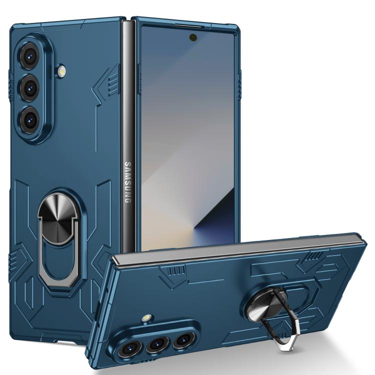 Funda mate antigolpes con protección UV para Samsung Galaxy Z Fold7 5G (azul oscuro)