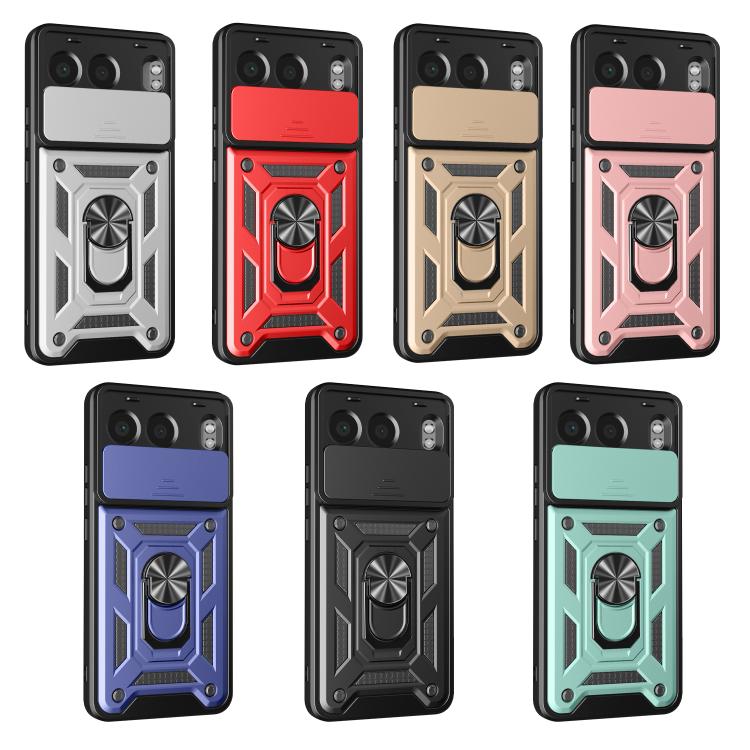 Funda Híbrida TPU PC para OnePlus Nord 4 con Cámara Deslizante (Plateada)