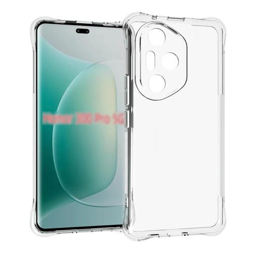 Funda TPU Gruesa Antideslizante Prueba de Golpes para Honor 300 Pro (Transparente)
