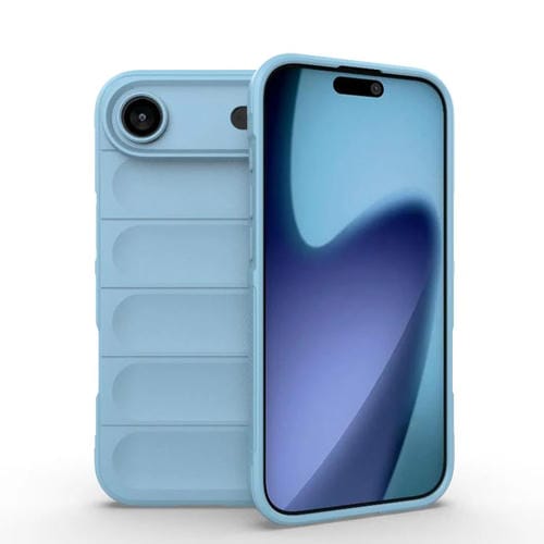 Funda de TPU + franela Magic Shield para iPhone 17 Air (azul claro)