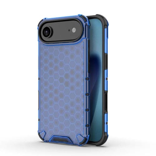Funda antigolpes con diseño de panal de abeja para iPhone 17 Air (azul)