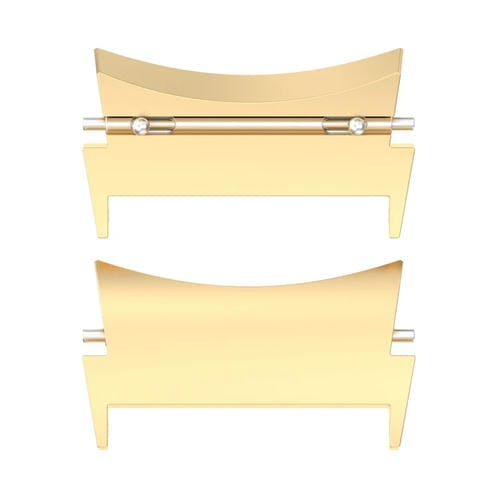 Conector de Banda de Reloj de Acero Inoxidable Samsung Galaxy Watch 6 / 6 Classic (Oro)
