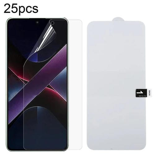 Para Xiaomi Poco X7 Pro 25 Piezas Protector de Pantalla Completo Película de Hidrogel a Prueba de Explosiones