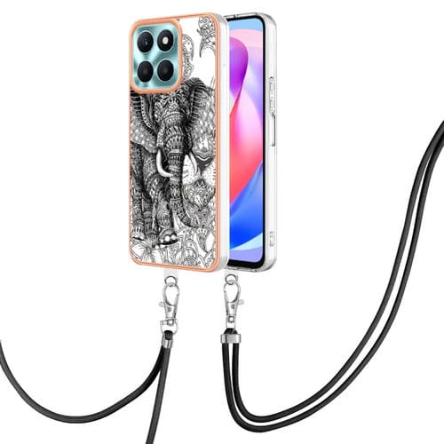 Funda para Teléfono Honor X6B con IMD Doble Cara Galvanizada y Cordón (Elefante Tótem)