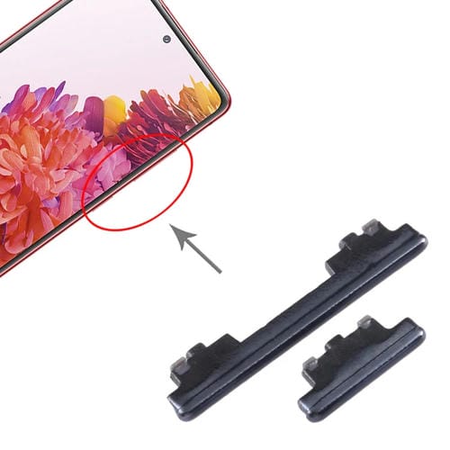 Botão de Energia e Volume (Preto) Samsung Galaxy S20 FE SM-G780 (10 Peças)