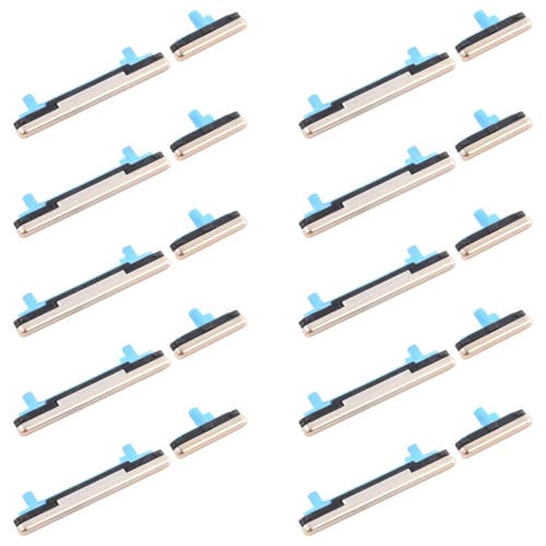 Botón Encendido y Volumen Samsung Galaxy A8 SM-A530 (10 Piezas) (Dorado)