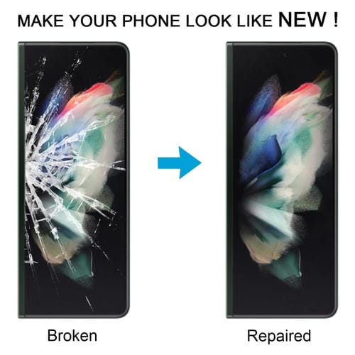 Lente de Cristal Exterior con Adhesivo OCA Samsung Galaxy Z Fold3 SM-F926B/W22