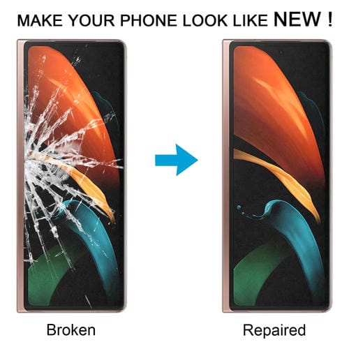 Lente de Cristal com Adesivo OCA Samsung Galaxy Z Fold2 SM-F916B/W21