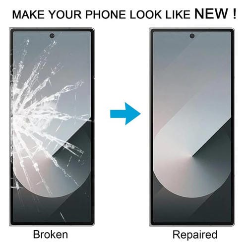 Verre extérieur de l'écran LCD de l'écran secondaire Samsung Galaxy Z Fold6 SM-F956B avec adhésif OCA