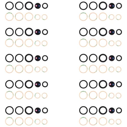 Obiettivo della fotocamera posteriore Samsung Galaxy S23 Ultra SM-S918B (10 pezzi)