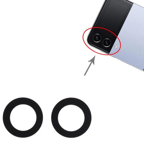 Lente de Câmara Traseira Samsung Galaxy Z Flip4 SM-F721B (10 Peças)