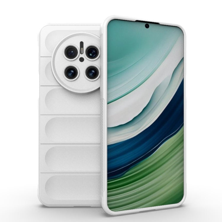 Funda TPU + Franela Huawei Mate 70 5G con ProtecciĂłn MĂĄgica (Blanca)