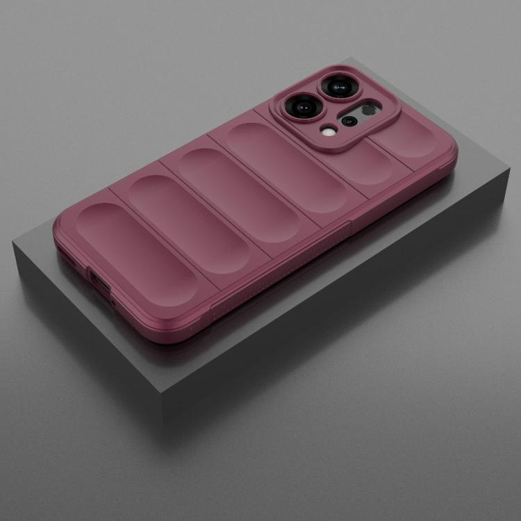 Funda de TPU + franela Magic Shield para Huawei Nova 14 5G (rojo vino)