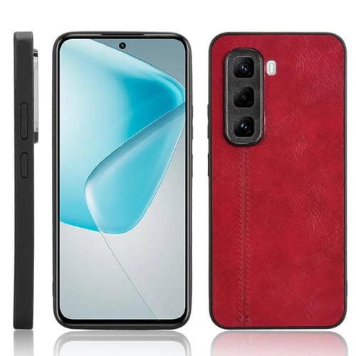 Funda para Teléfono Infinix Hot 50 Pro+ 4G Estampado de Vaca (Roja)