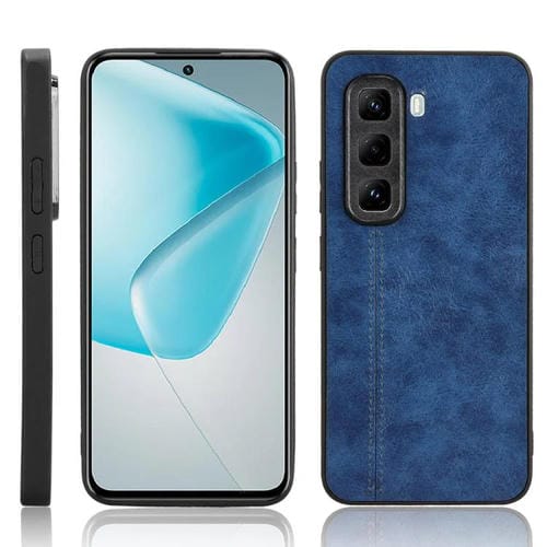 Funda para Teléfono Infinix Hot 50 Pro+ 4G Estampado de Vaca (Azul)